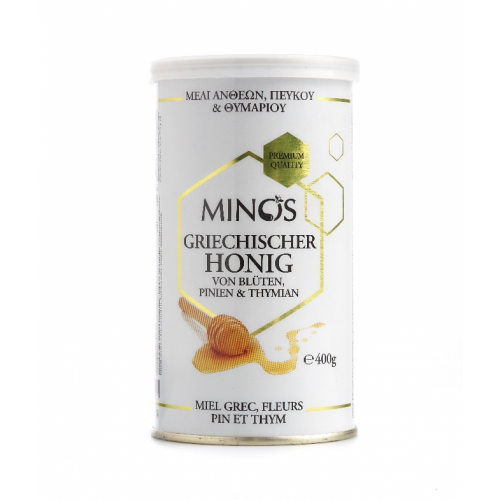 Minos Greek Honey Tin 250g